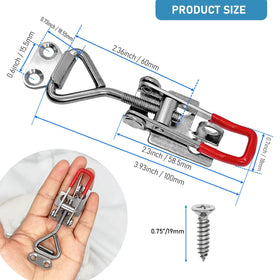 CUKAYO 304 stainless steel latch for durable cabinet doors.