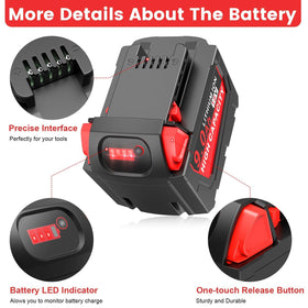 Cukect two-pack replacement batteries offer value and reliability