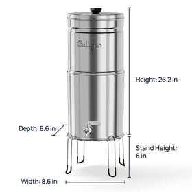 Culligan MaxClear large-capacity-dispensing demonstrates ample daily water for a small family.