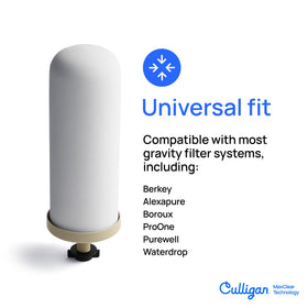 Culligan MaxClear spigot-detail emphasizes easy access to filtered water.