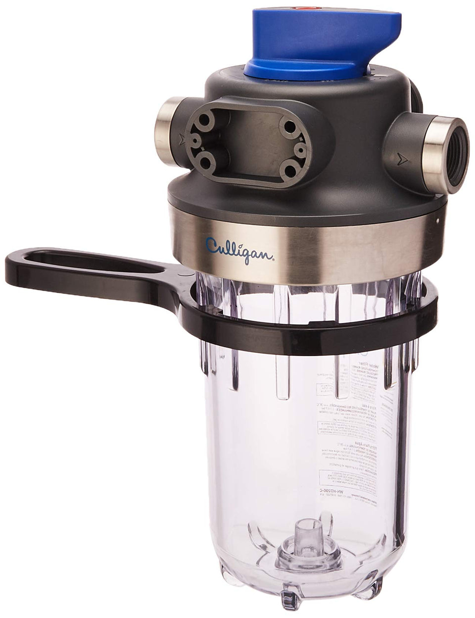 Culligan WH-HD200-C with clear sump showing sediment filtration for the whole home.