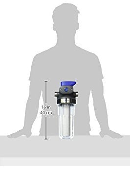 Culligan WH-S200-C bypass valve and pressure relief button for service without interruption.
