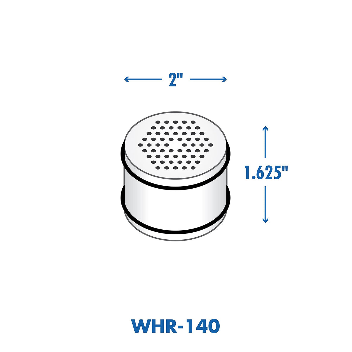 Culligan WHR-140 reminder sticker helps track filter changes every six months.