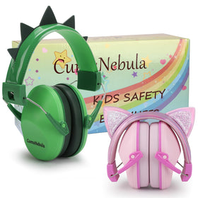 Cumunebula kids noise-cancelling headphones 2-pack for safe listening.