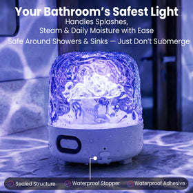 Curleis Touch-panel controls enable quick color and brightness changes.
