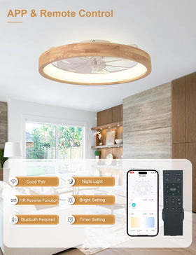 Curve Curio remote control enables quick adjustments of fan speed and lighting