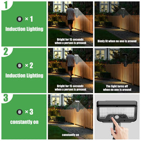 Cusna fence-gutter-deck solar light adapts to various outdoor setups.