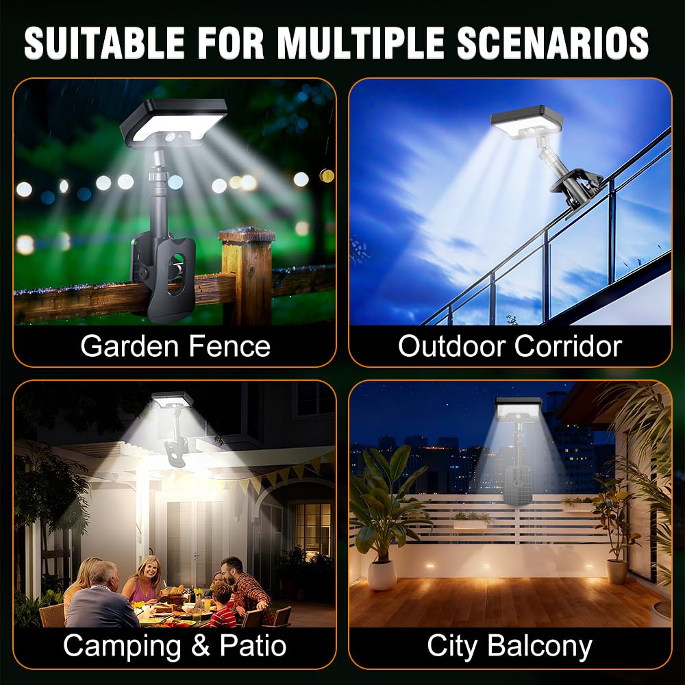 Cusna IP65 weatherproof solar light withstands rain and snow year-round.