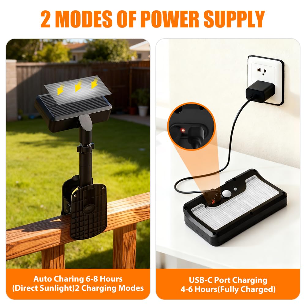 Cusna adjustable-angle solar light targets dark corners with precise beam control.