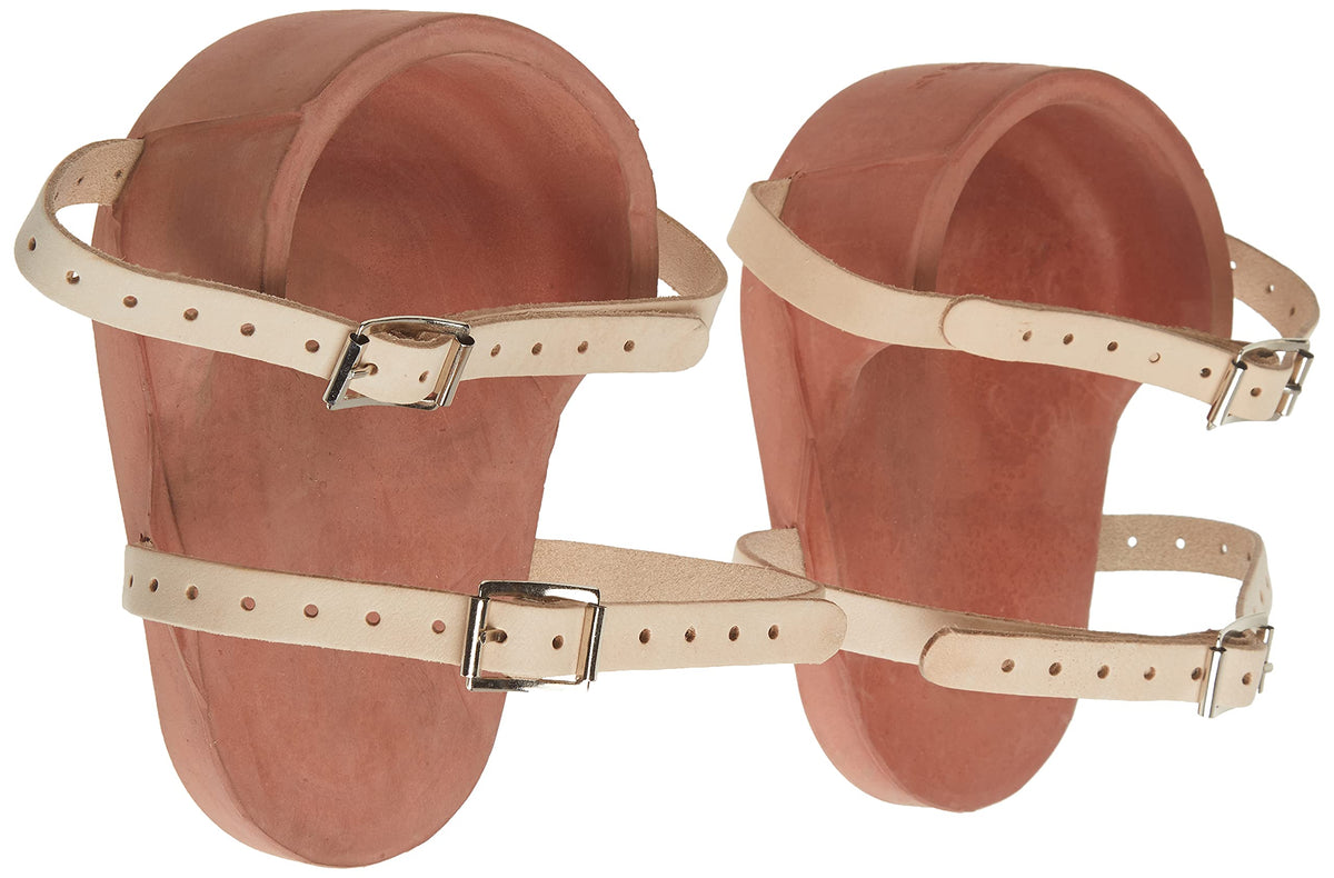 Custom Leathercraft 318 kneepads thick-cushioned rubber ideal for heavy industrial tasks.