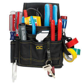 Custom Leathercraft CLC 1503 detachable tape sling keeps tape neatly at reach