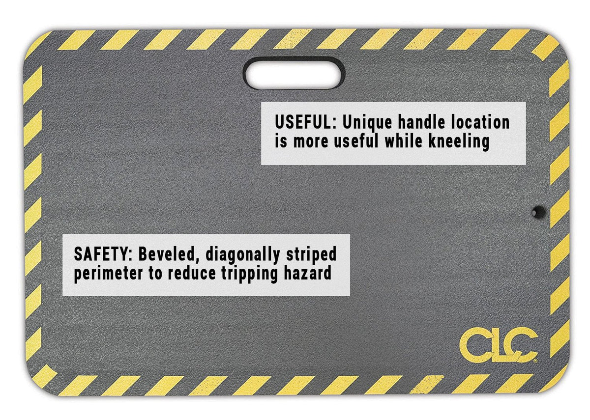 Custom Leathercraft CLC 302 kneeling pad with built-in carry handle