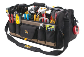 Custom Leathercraft WORK GEAR 1579 side view shows padded shoulder strap comfort