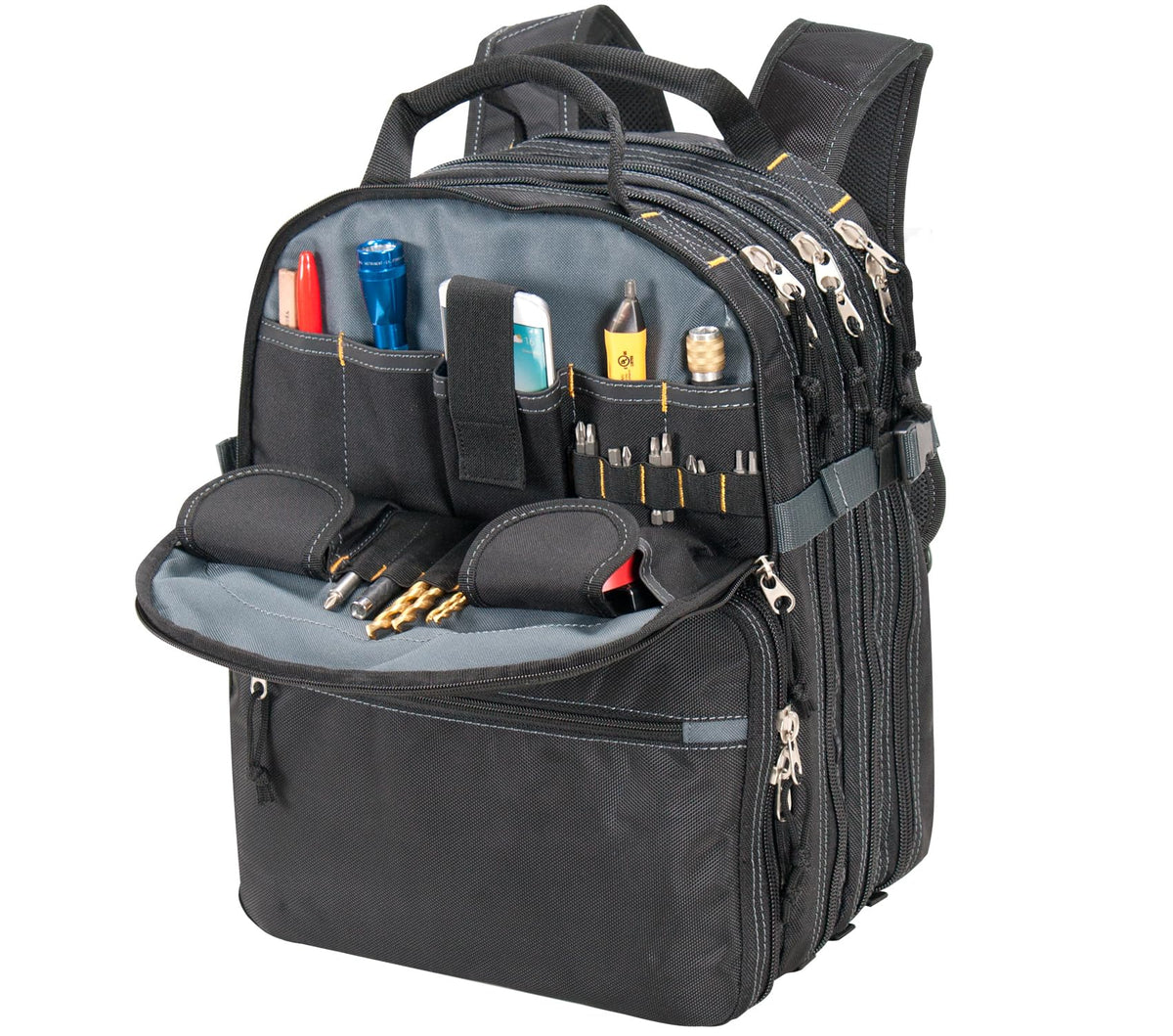 Custom Leathercraft 1132 back panel emphasizing durable construction for rugged sites