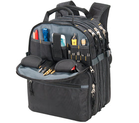 Custom Leathercraft 1132 back panel emphasizing durable construction for rugged sites