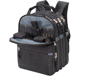Custom Leathercraft 1132 side view highlighting accessible pocket layout for quick access