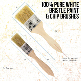 Custom Shop Chip Brush 1-Inch for precise edges