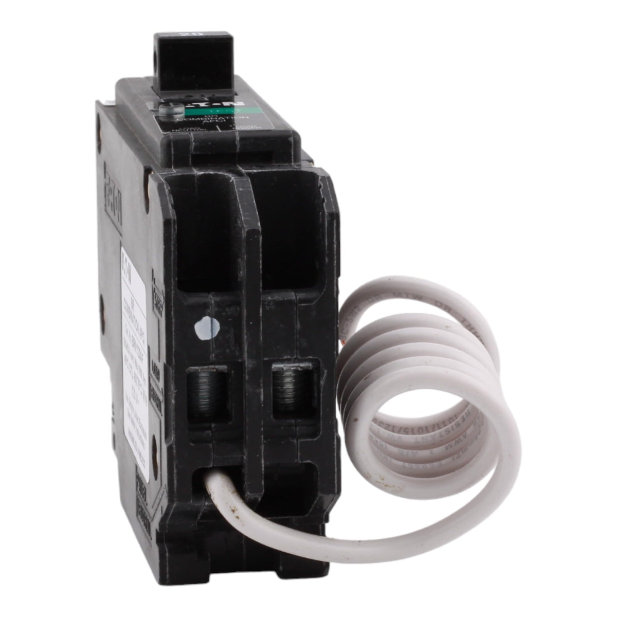 BRN120AF installed in a panel demonstrating organized circuit protection.