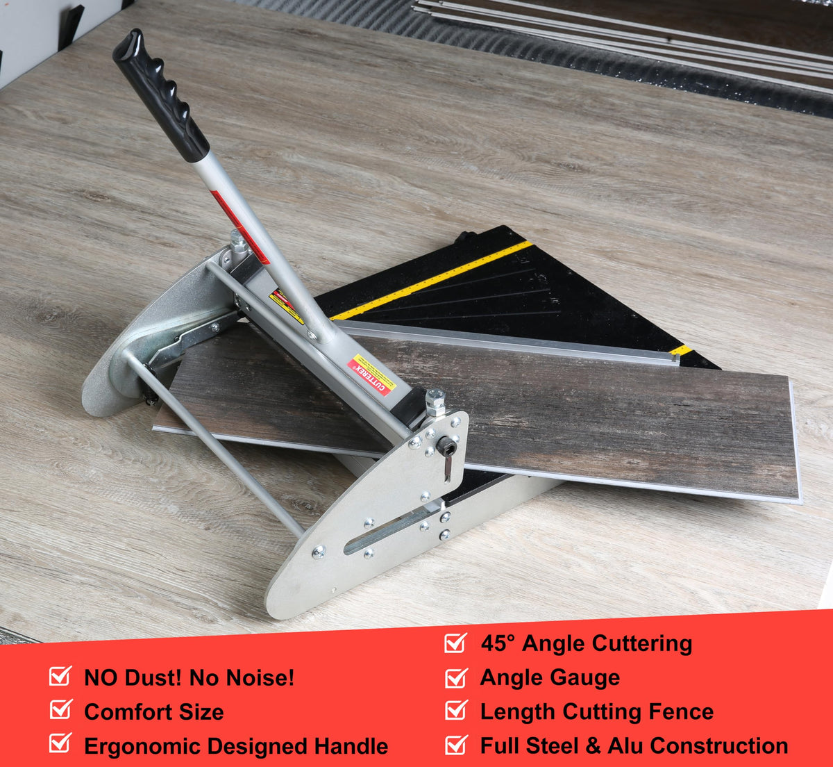 Cutterex compact and lightweight design for easy transport between rooms.