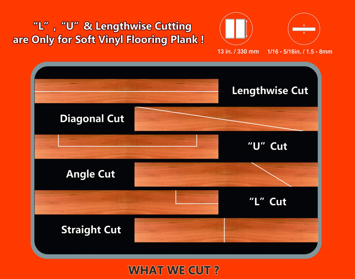 Cutterex durable steel-aluminum construction for lasting use.