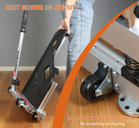 CUTTEREX wheels glide smoothly to move the cutter without scratches