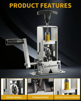 Cuzconven adjustable entry holes demonstrate broad wire size compatibility.