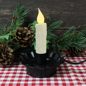 CVHOMEDECO flameless LED candle delivers safe, warm light without an open flame.