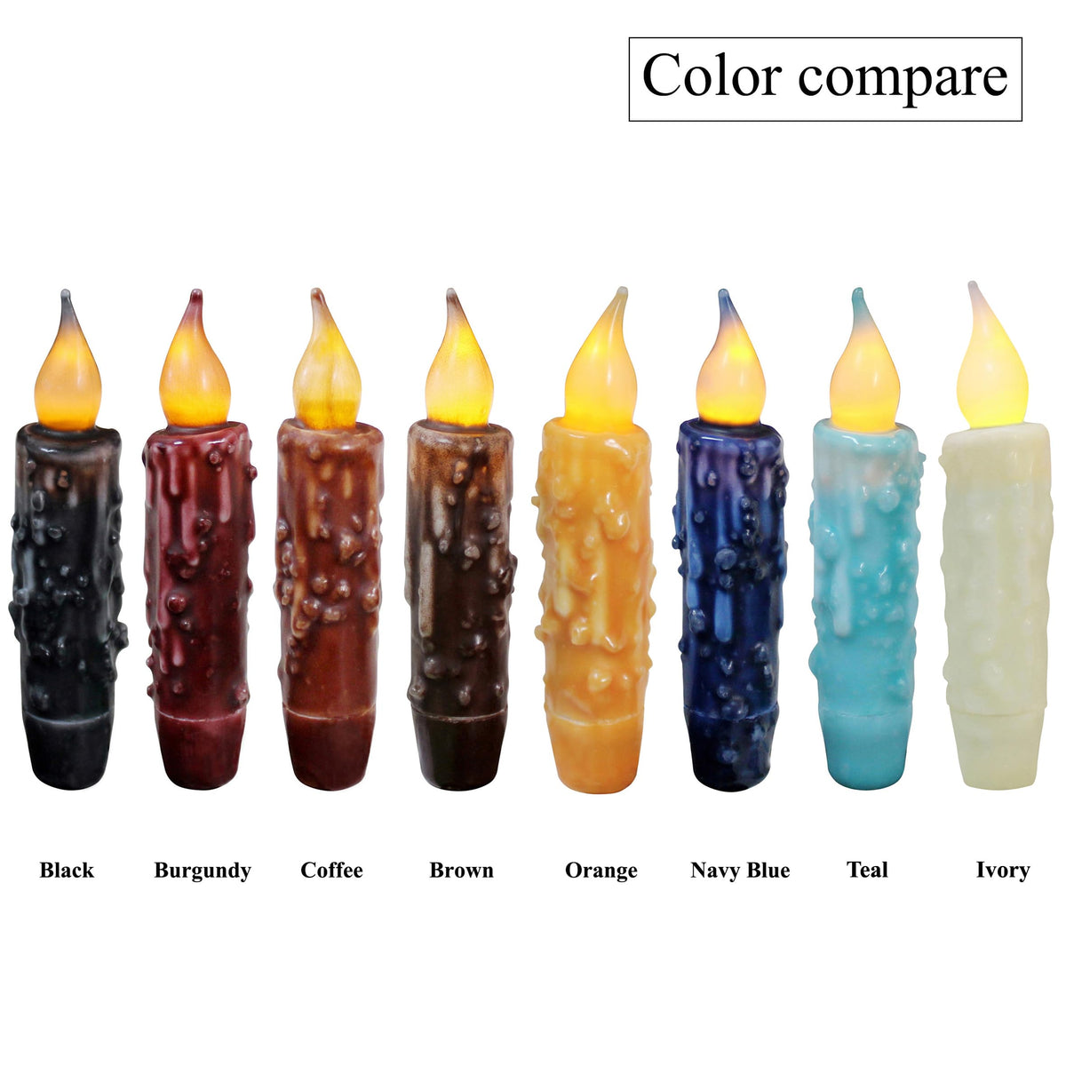 CVHOMEDECO table display candle provides soft illumination for home decor.