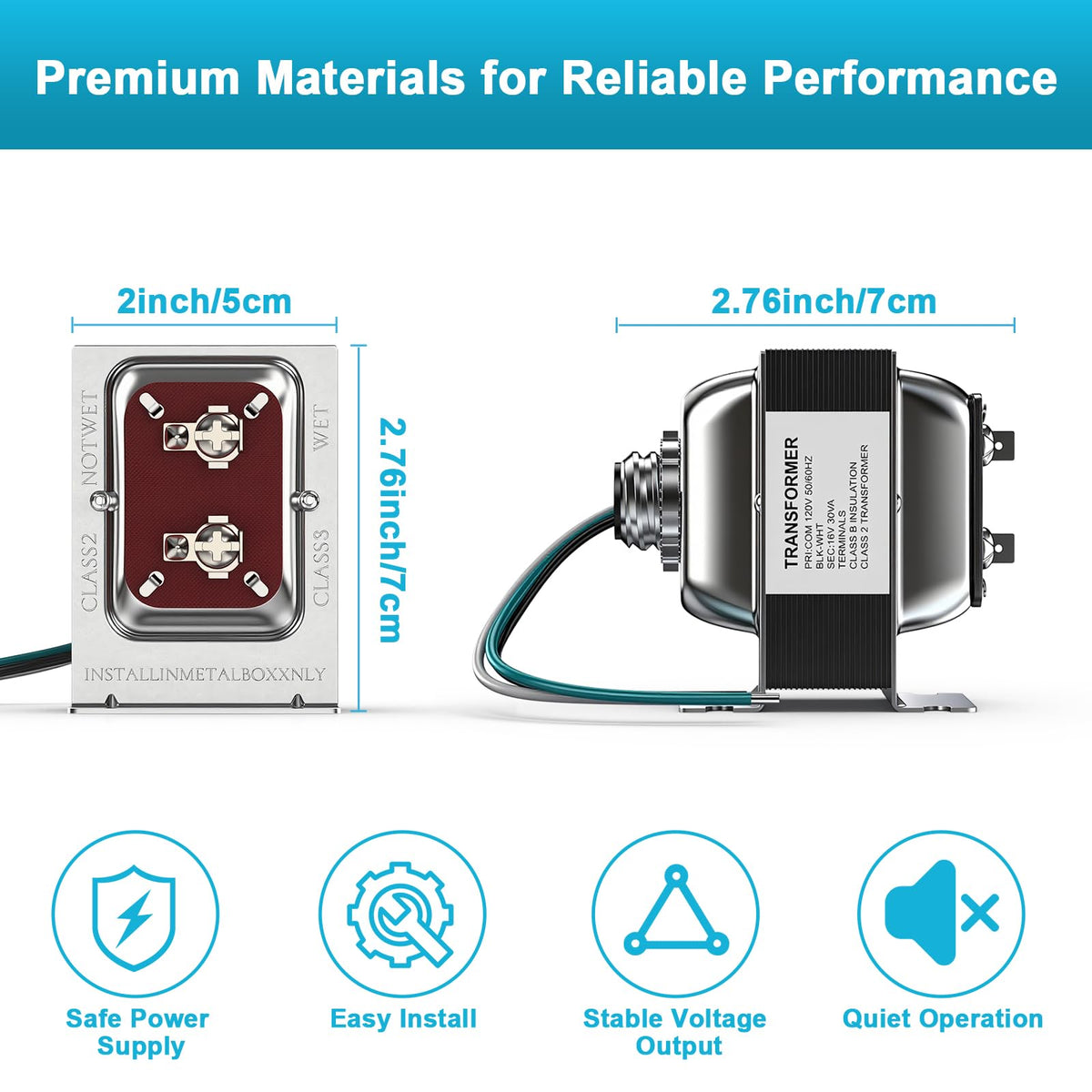 Cwowhihui 16V power supply supports Nest Ring and Wyze Eufy doorbells