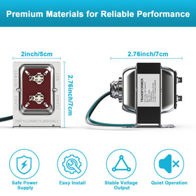 Cwowhihui 16V power supply supports Nest Ring and Wyze Eufy doorbells