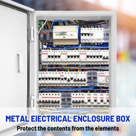 CXCESNS NEMA 4X steel enclosure withstands rain and dust for safer installations