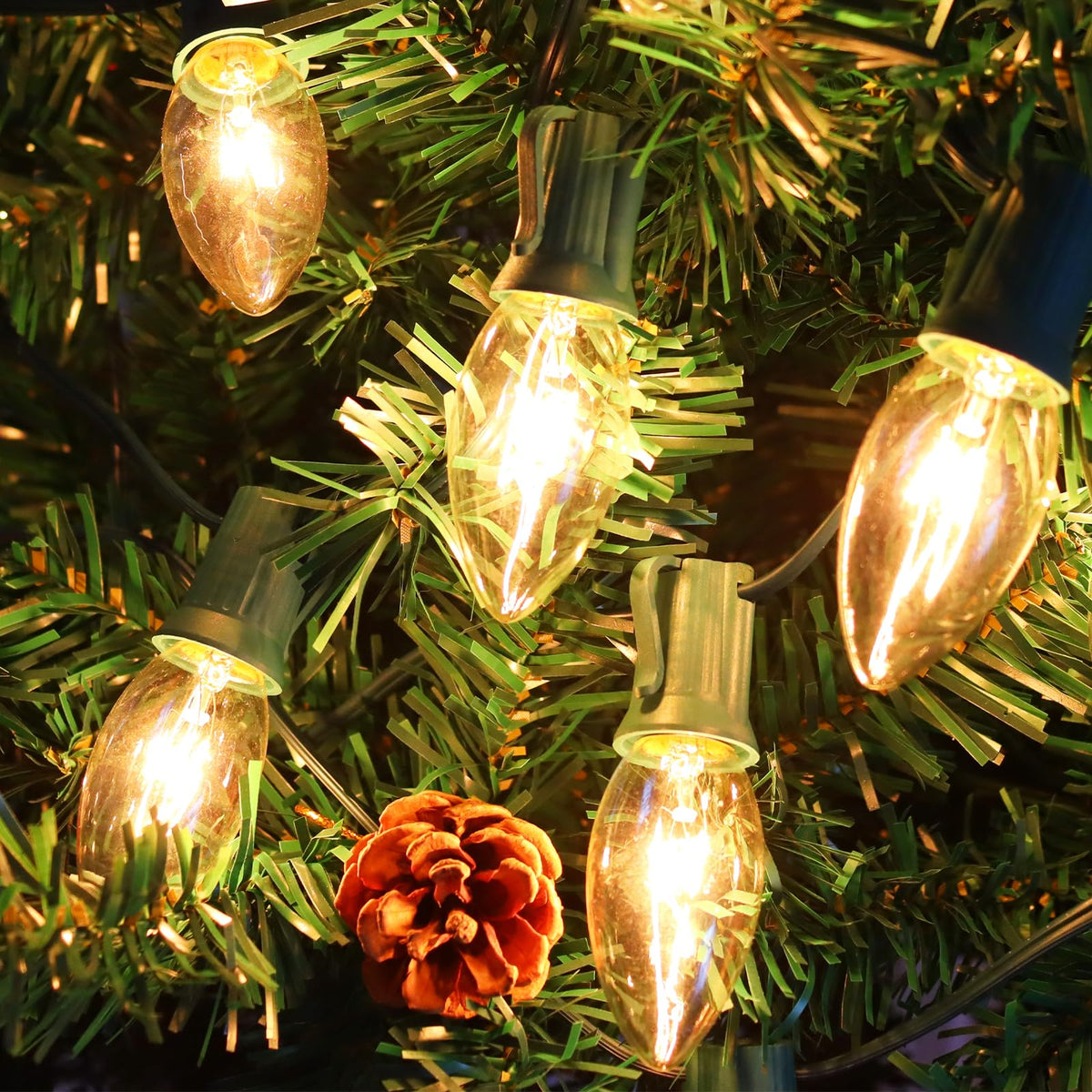 CXLHO C9 bulbs suit salt lamps and candle lamps with clear glow