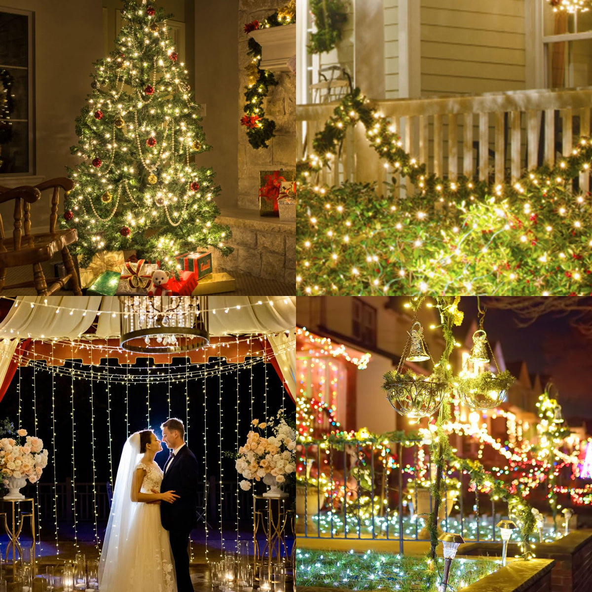 Indoor and outdoor decorative usage with CXLHO lights