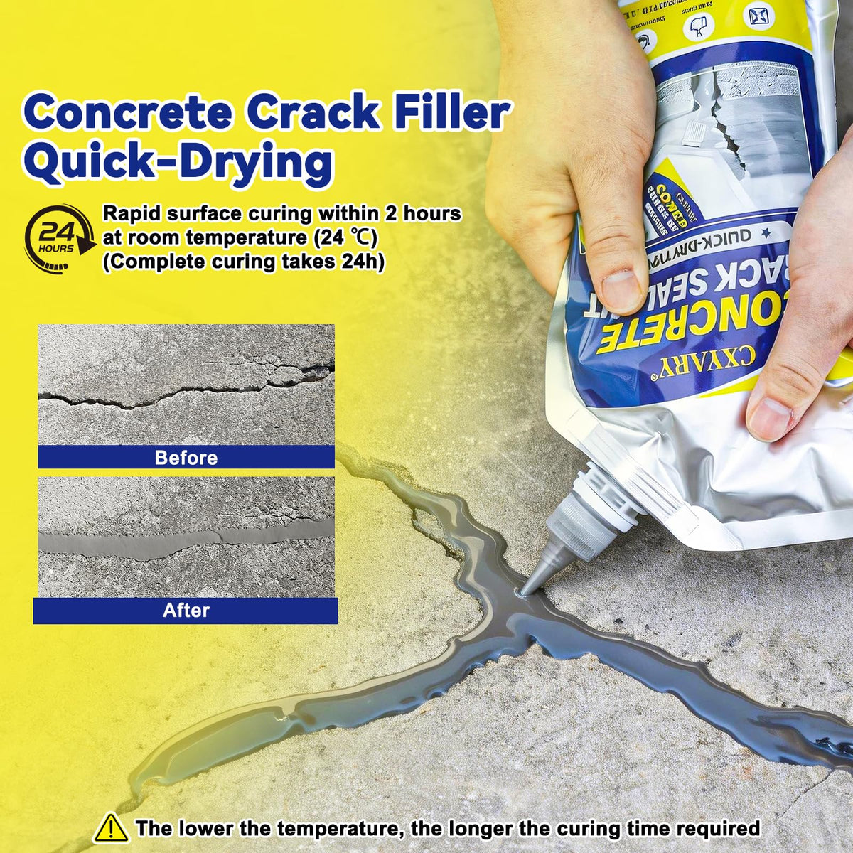 CXYARY fast-drying self-leveling cement ready for quick home repairs.