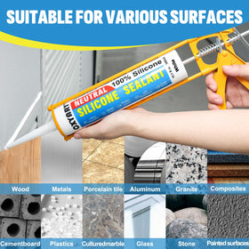 CXYARY sealant cures in 24 hours for durable, flexible joints.