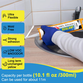 CXYARY glue gun included for fast, tidy sealing with even, smooth beads.