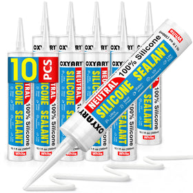 CXYARY silicone caulk 10-pack packaging for quick, reliable sealing projects.