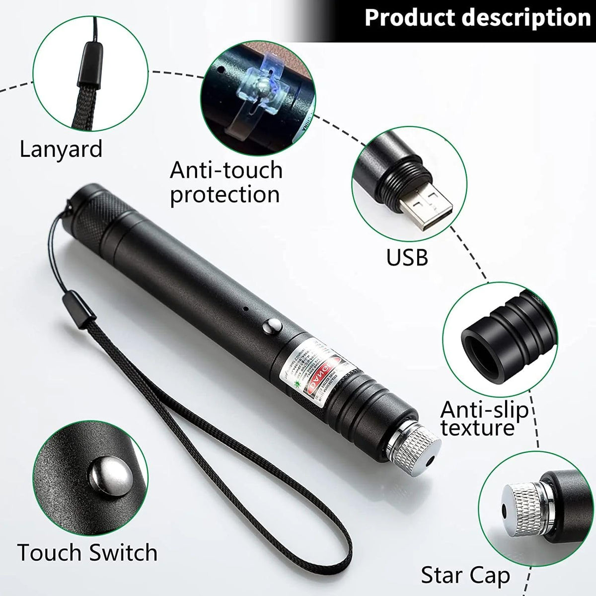 Cyahvtl rugged aluminum body withstands rain and rough handling.