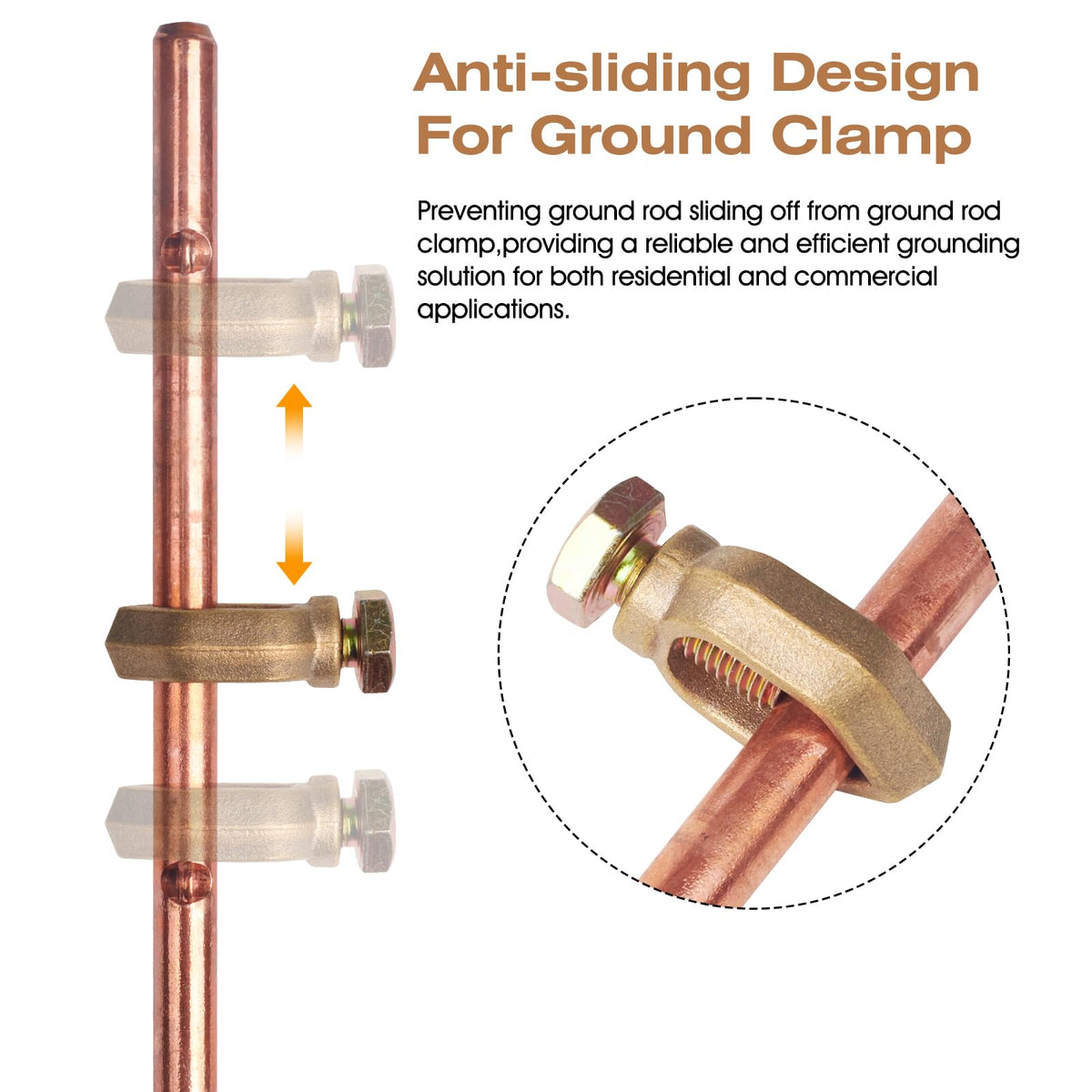 CYANTEKOMS copper-clad ground rod boosts conductivity and corrosion resistance.