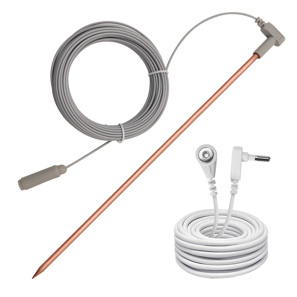 CYANTEKOMS copper grounding rod 12in for a reliable earth connection.