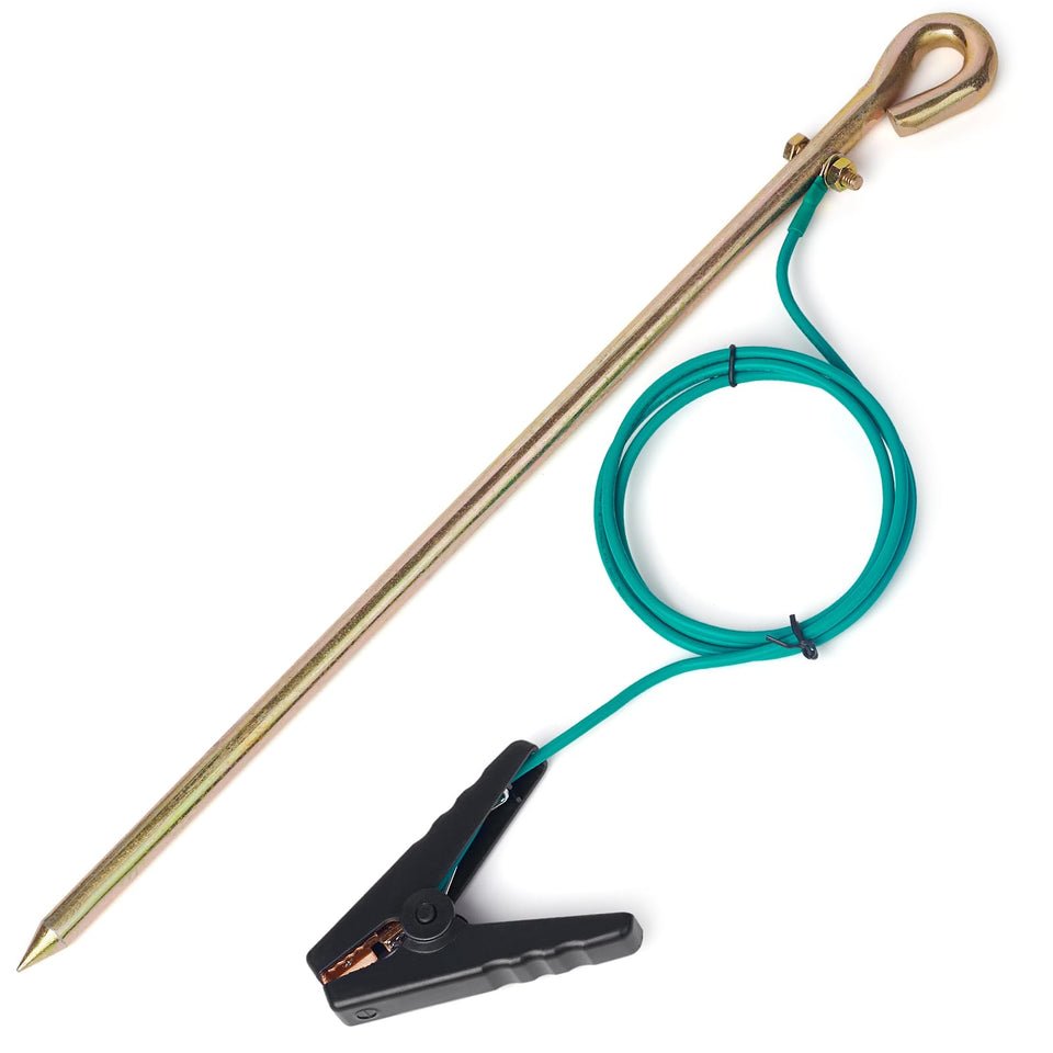CYANTEKOMS ground rod with oval design for easy driving and removal