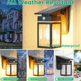 Cybrasc E26 bulb-compatible porch light offers customizable brightness