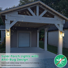 Cybrasc three-mode solar light enhances ambience day or night
