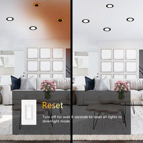 CycevSun canless design enables clean, ceiling-flush installation.