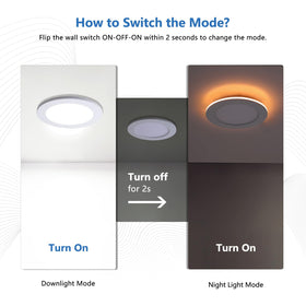 CycevSun night light mode provides amber 2000K ambient glow.