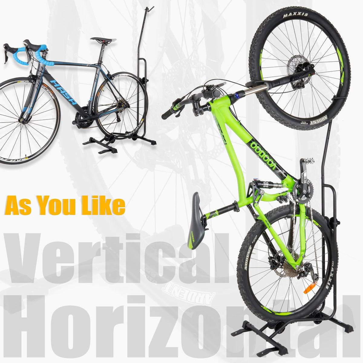 CyclingDeal rubber-protected-base: floor protection and stable parking.