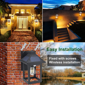 CYHKEE IP65 weatherproof lantern withstands rain and snow.