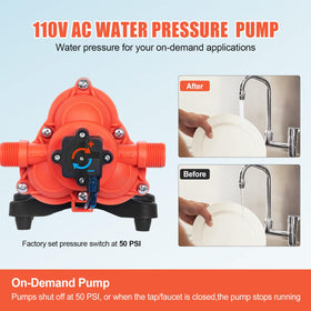Cykleking 4GPM flow demonstrates efficient water transfer capability.