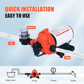 Cykleking inlet filter protects against debris during pumping.
