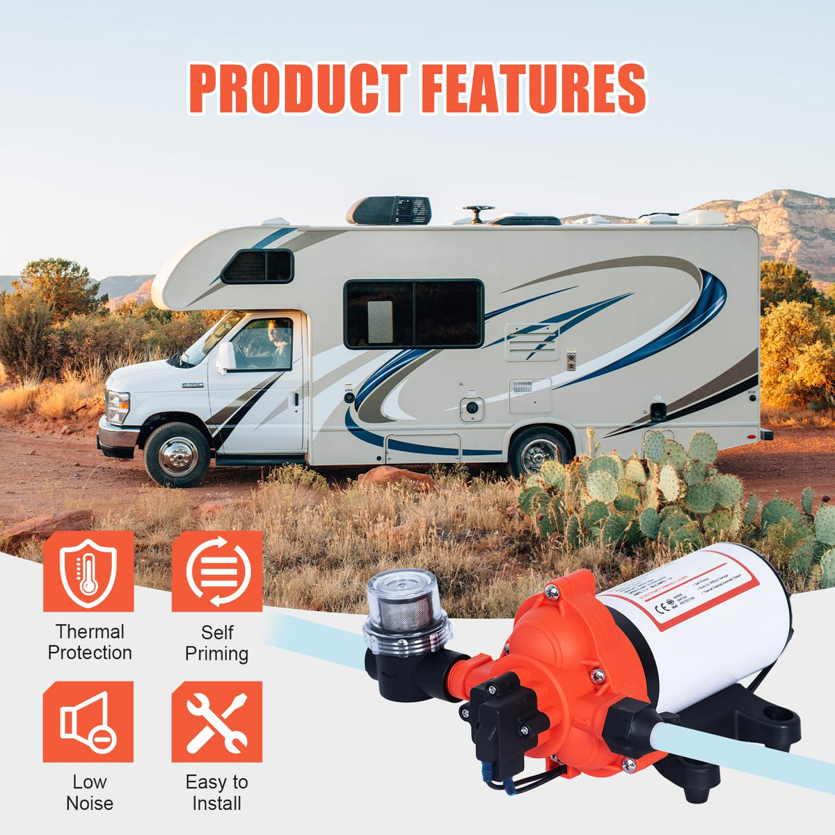 Cykleking multi-use applications showcase irrigation and RV use.